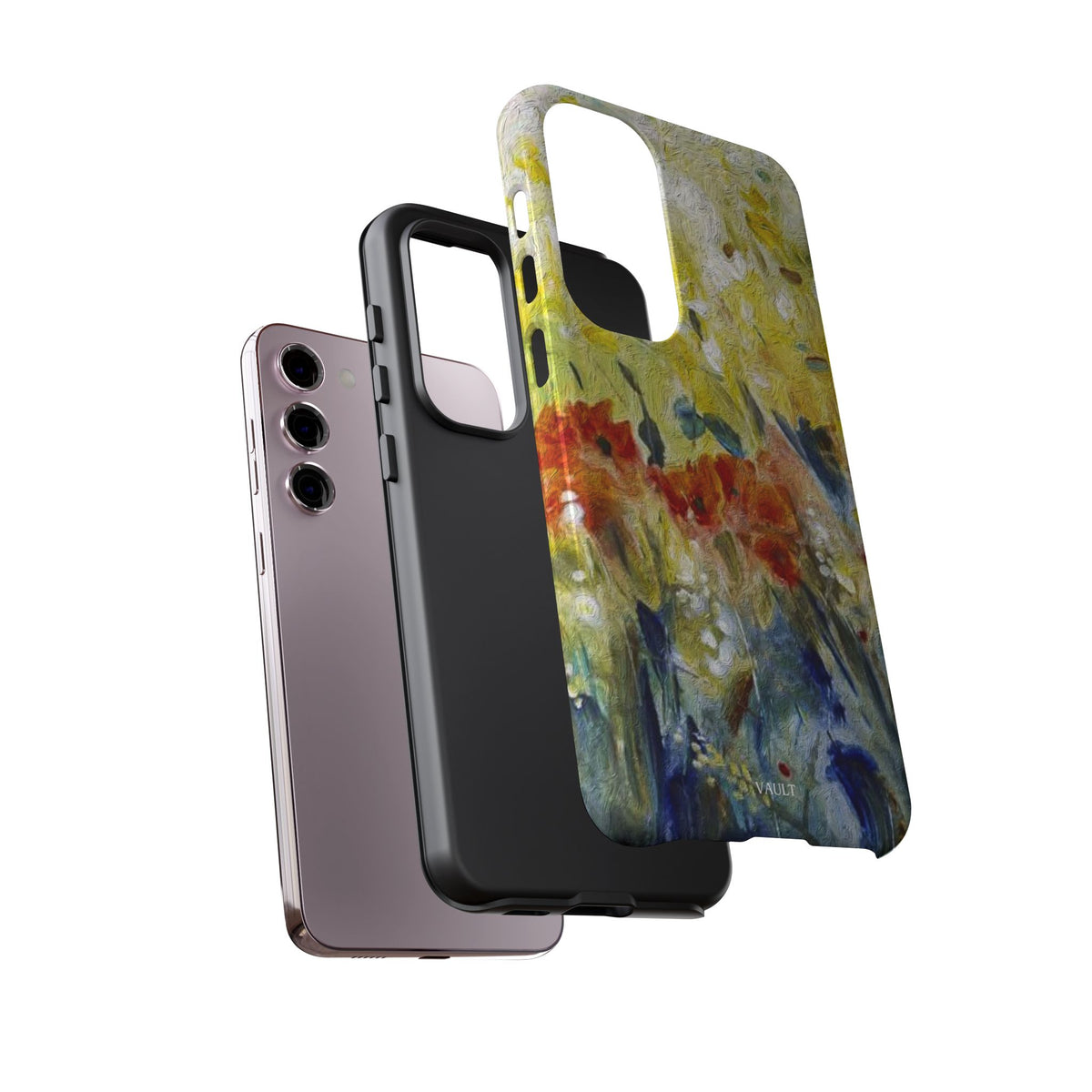 Floral Watercolor Phone Case — Yellow Garden Tough Cases