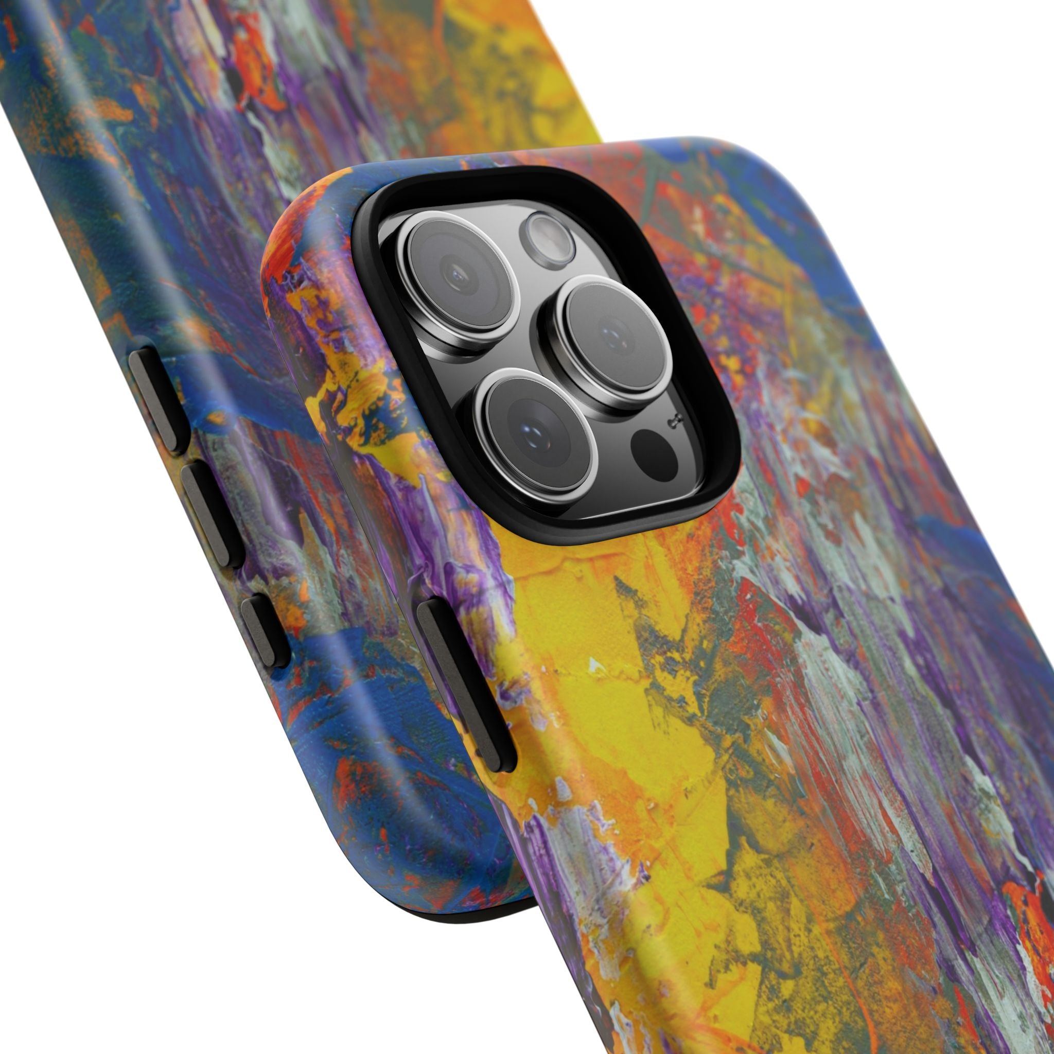 Abstract Color Splash Phone Case — Vibrant Artistic Protective Cover