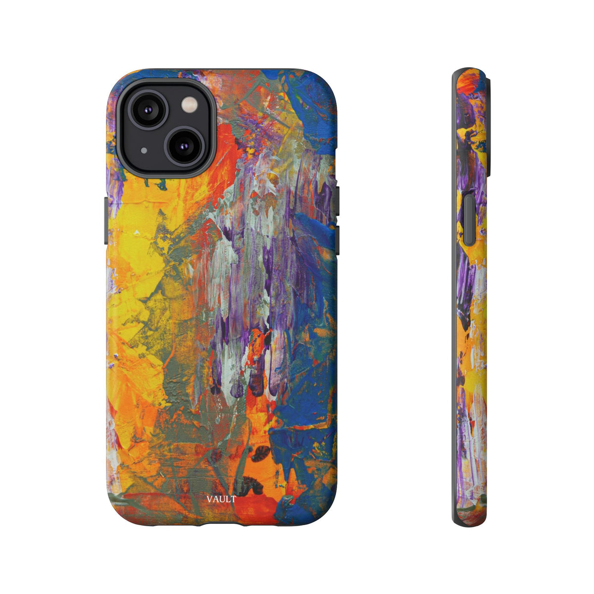 Abstract Color Splash Phone Case — Vibrant Artistic Protective Cover