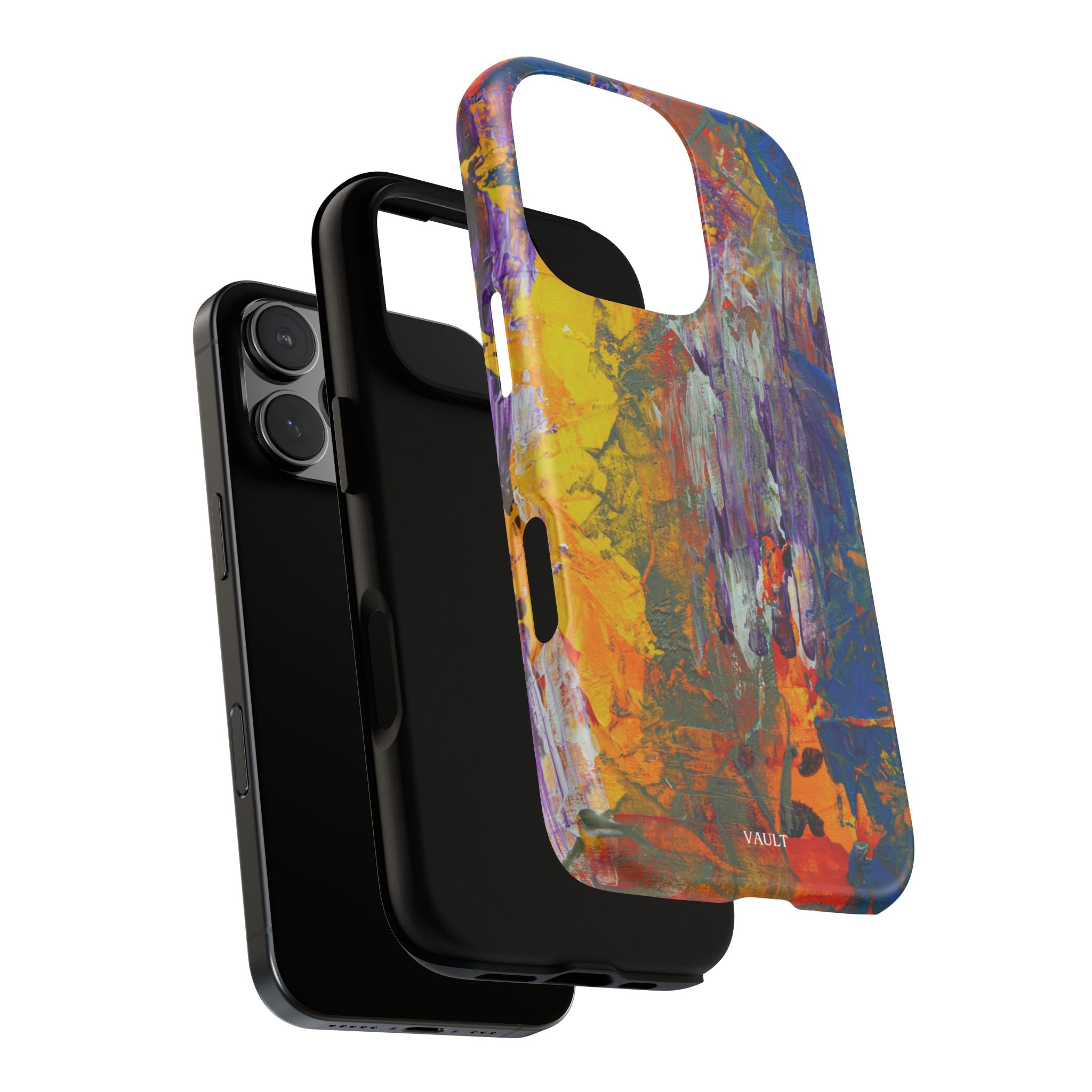 Abstract Color Splash Phone Case — Vibrant Artistic Protective Cover