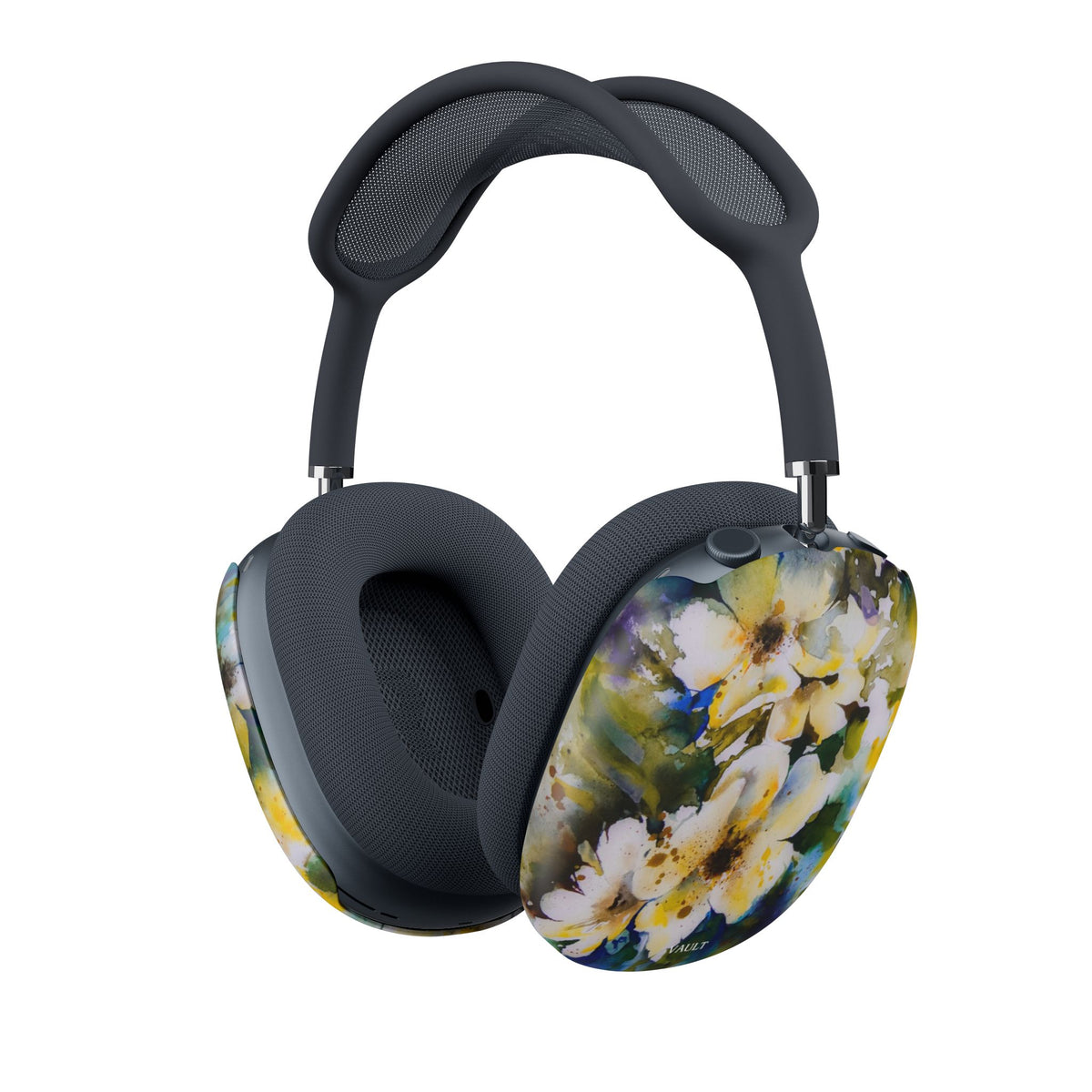 Floral Watercolor AirPod Max Case — Yellow Blossom Protective Skins