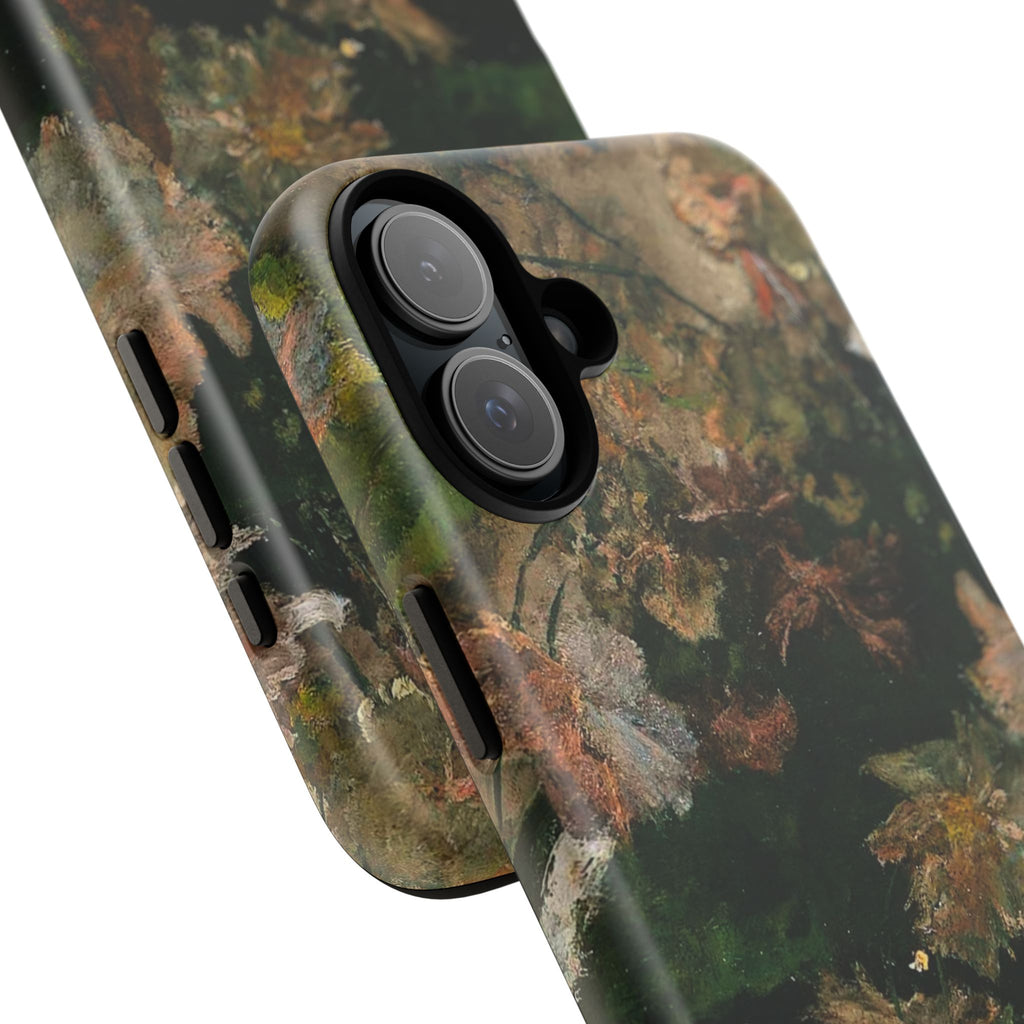 Floral Painterly Tough Phone Case — Vintage Autumn Leaves Phone Cover