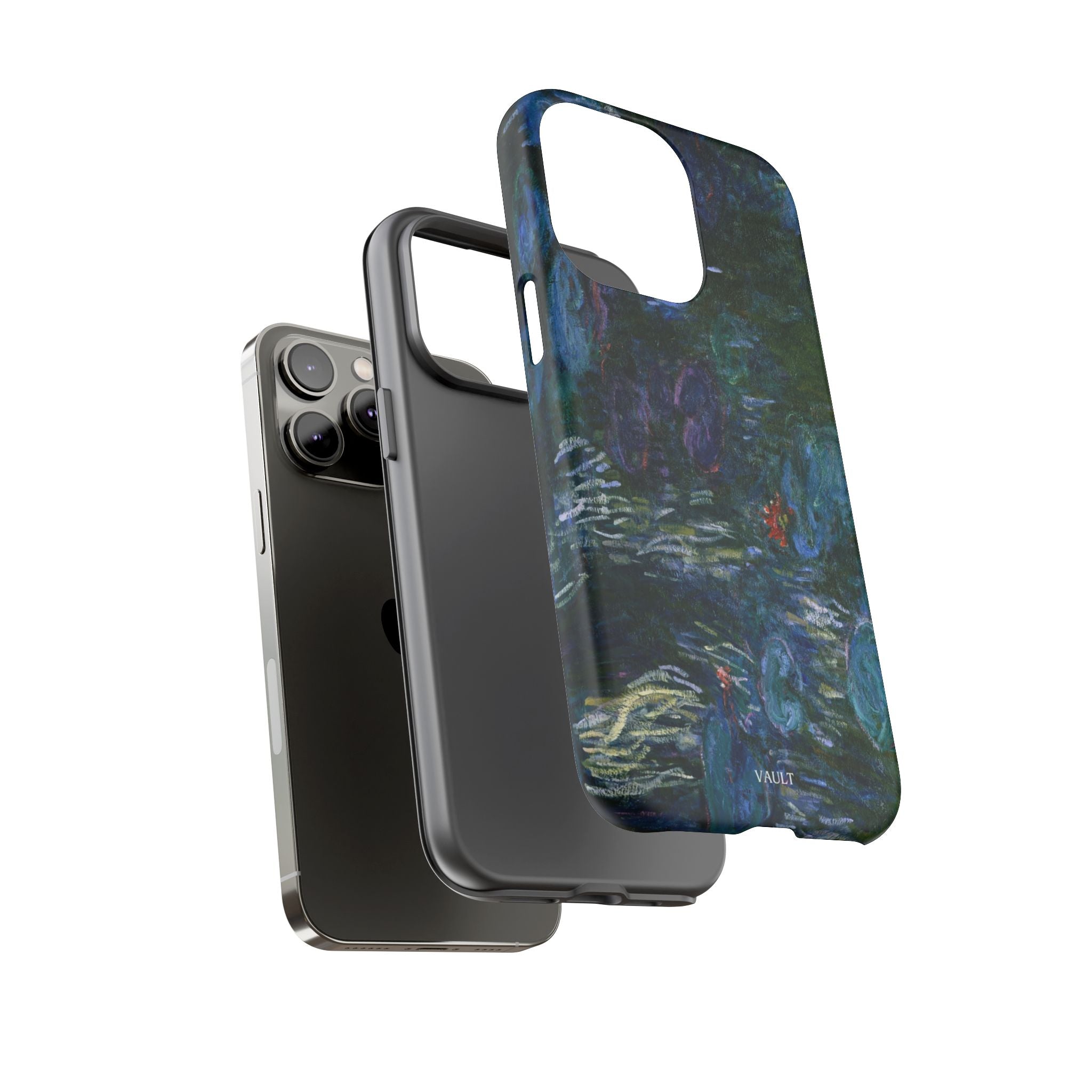 Water Lilies Tough Phone Case — Impressionist Art Protective Cover