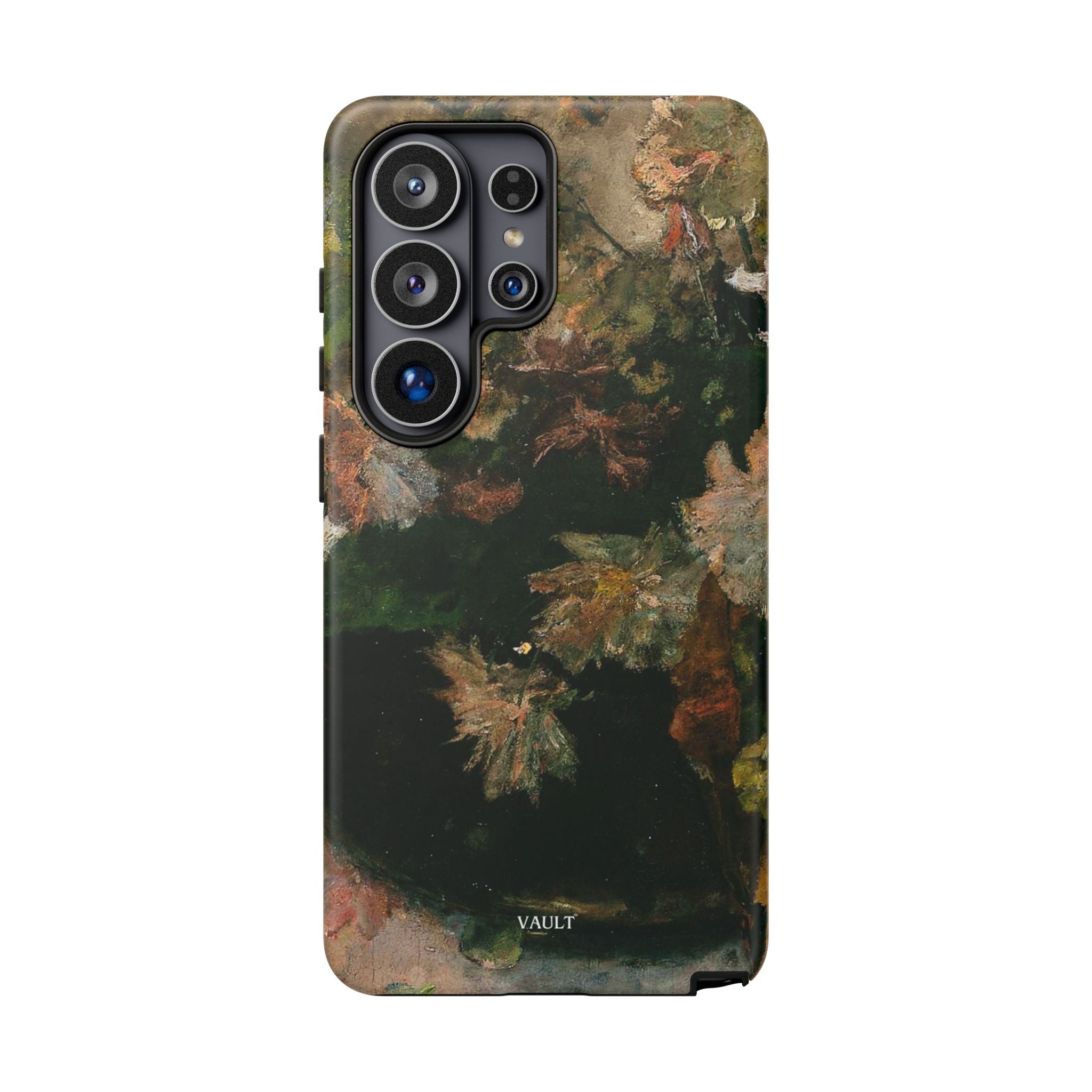 Floral Painterly Tough Phone Case — Vintage Autumn Leaves Phone Cover