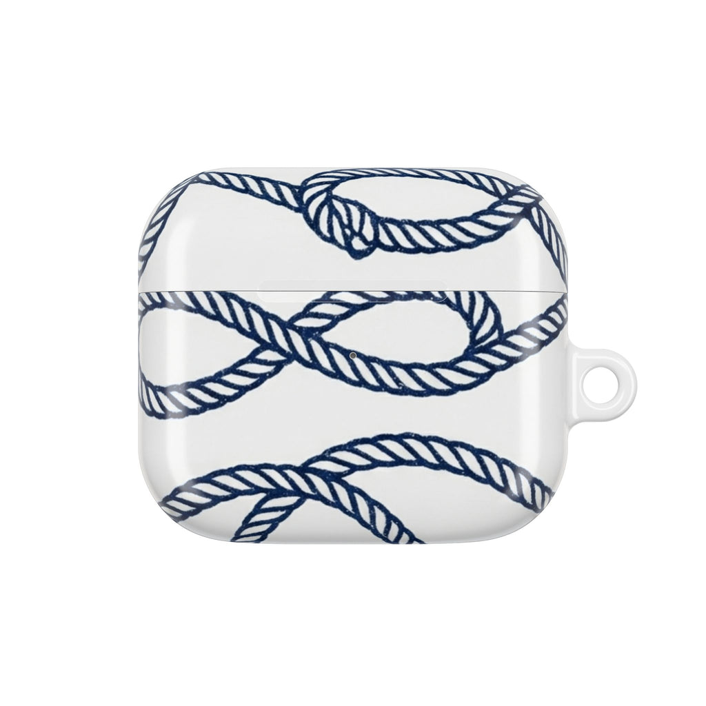Nautical Rope AirPod Case – Blue Sailor Knot Protective Cover