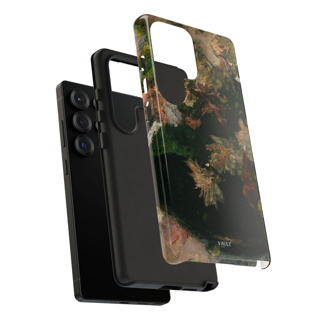 Floral Painterly Tough Phone Case — Vintage Autumn Leaves Phone Cover