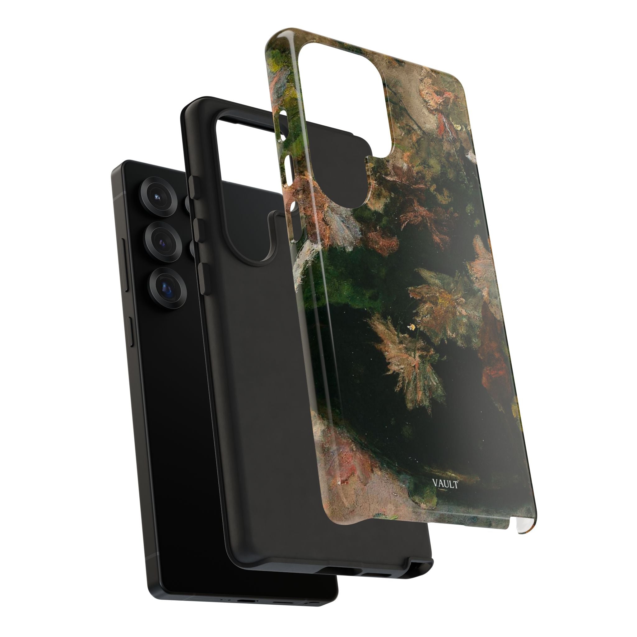 Floral Painterly Tough Phone Case — Vintage Autumn Leaves Phone Cover