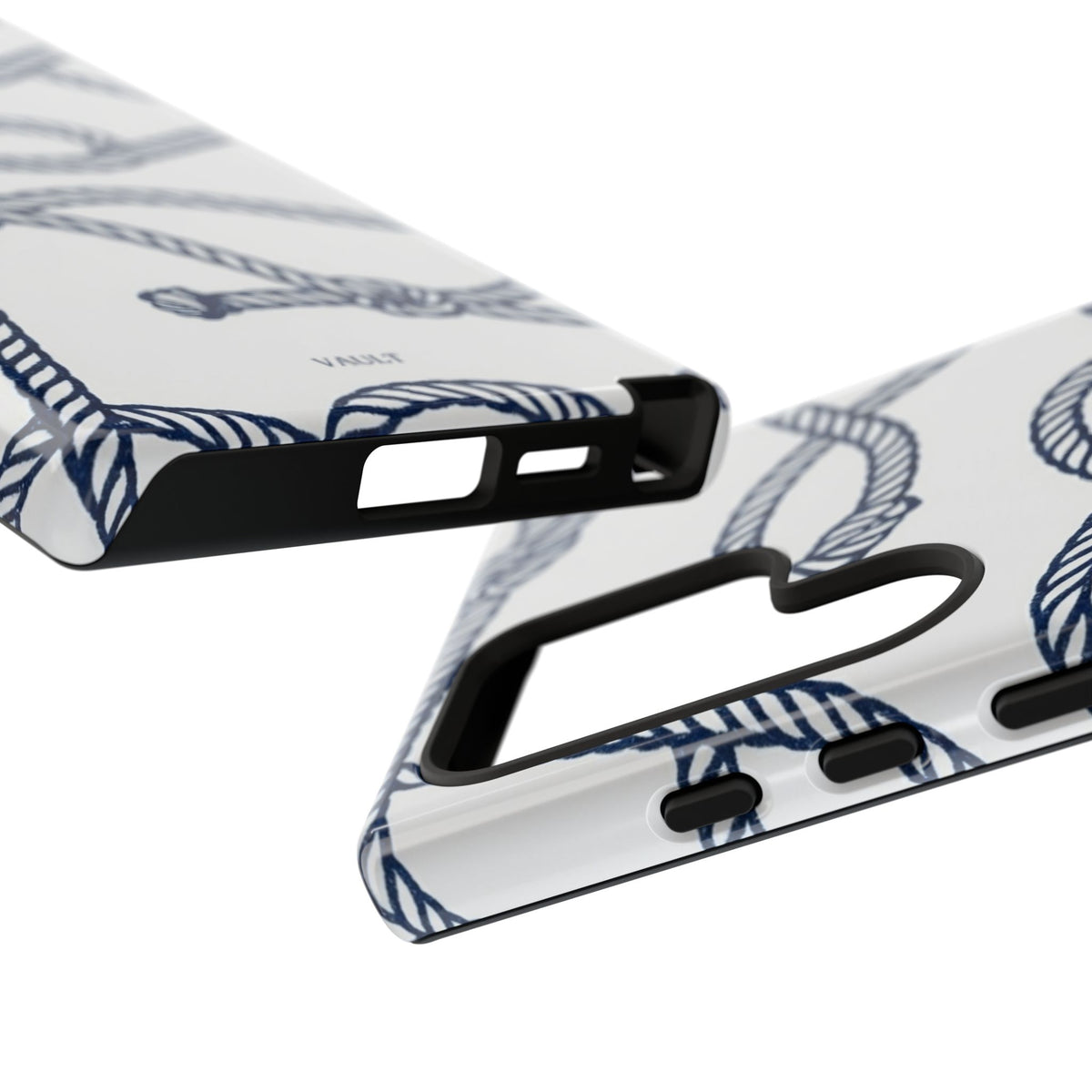 Nautical Rope Tough Case — Protective Phone Cover with Navy Knot Design