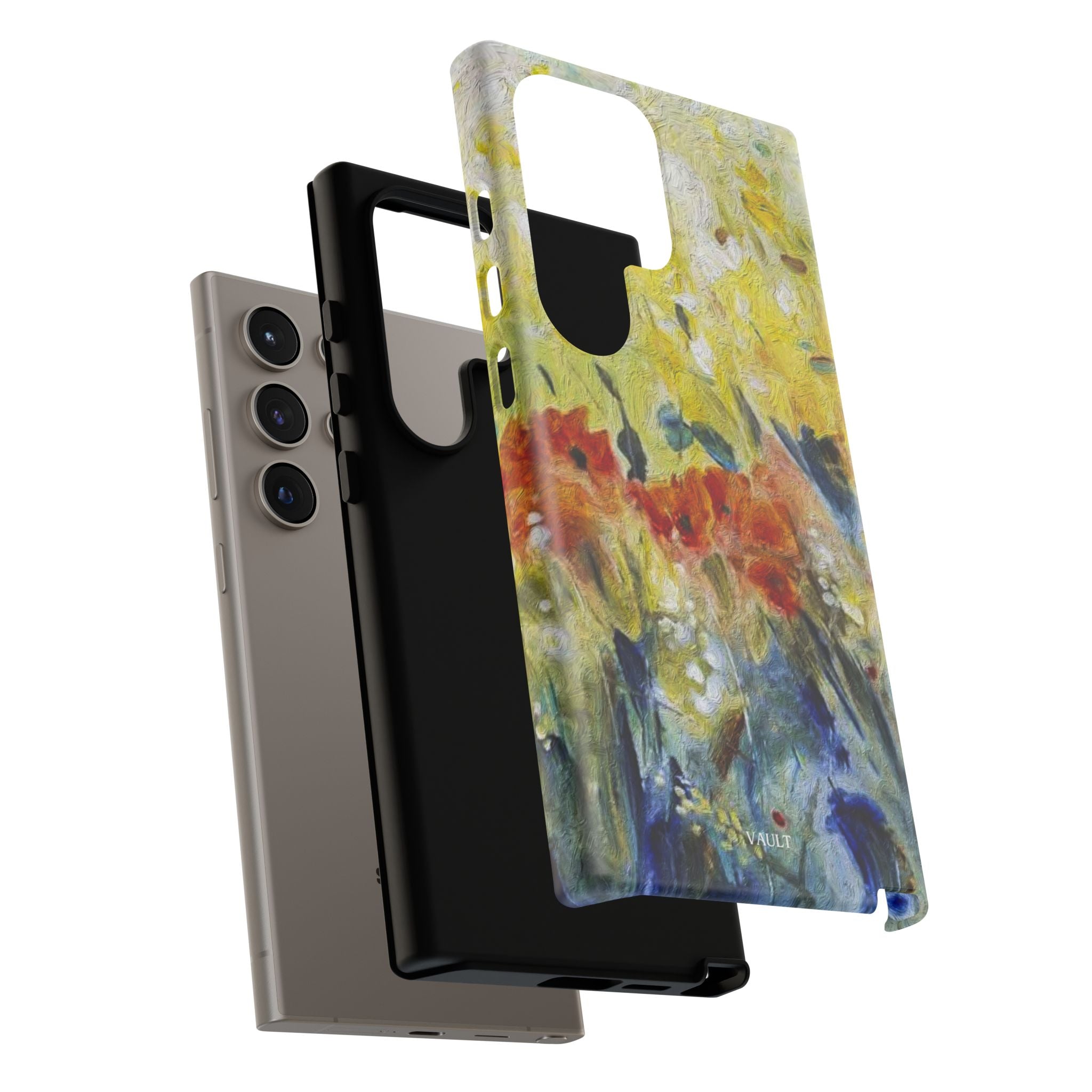 Floral Watercolor Phone Case — Yellow Garden Tough Cases