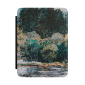 Kindle Case - Tranquil Lakeside Forest Print Protective Cover