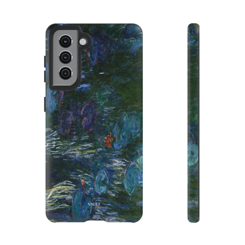 Water Lilies Tough Phone Case — Impressionist Art Protective Cover