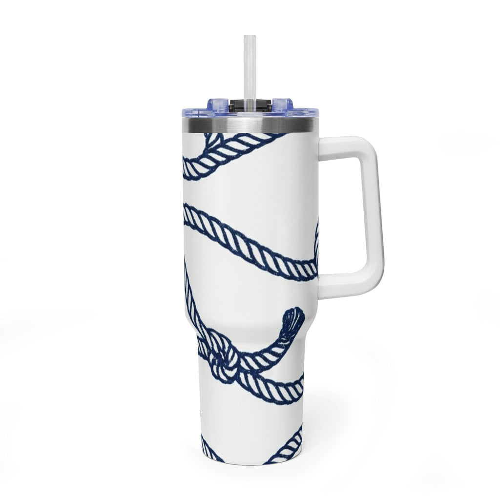 Nautical Rope 40oz Vacuum Tumbler