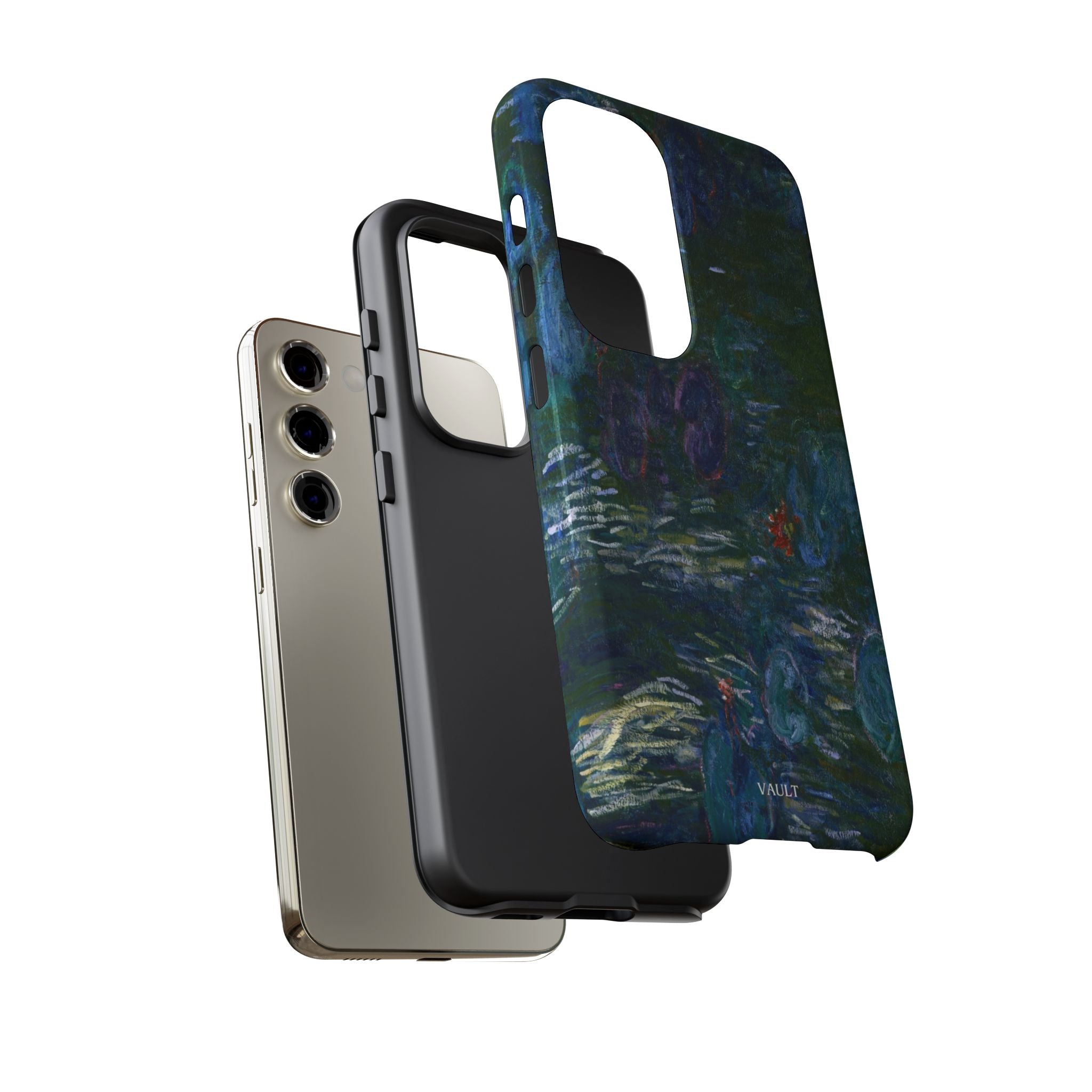 Water Lilies Tough Phone Case — Impressionist Art Protective Cover