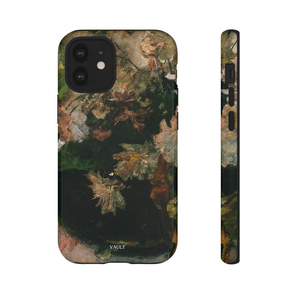 Floral Painterly Tough Phone Case — Vintage Autumn Leaves Phone Cover