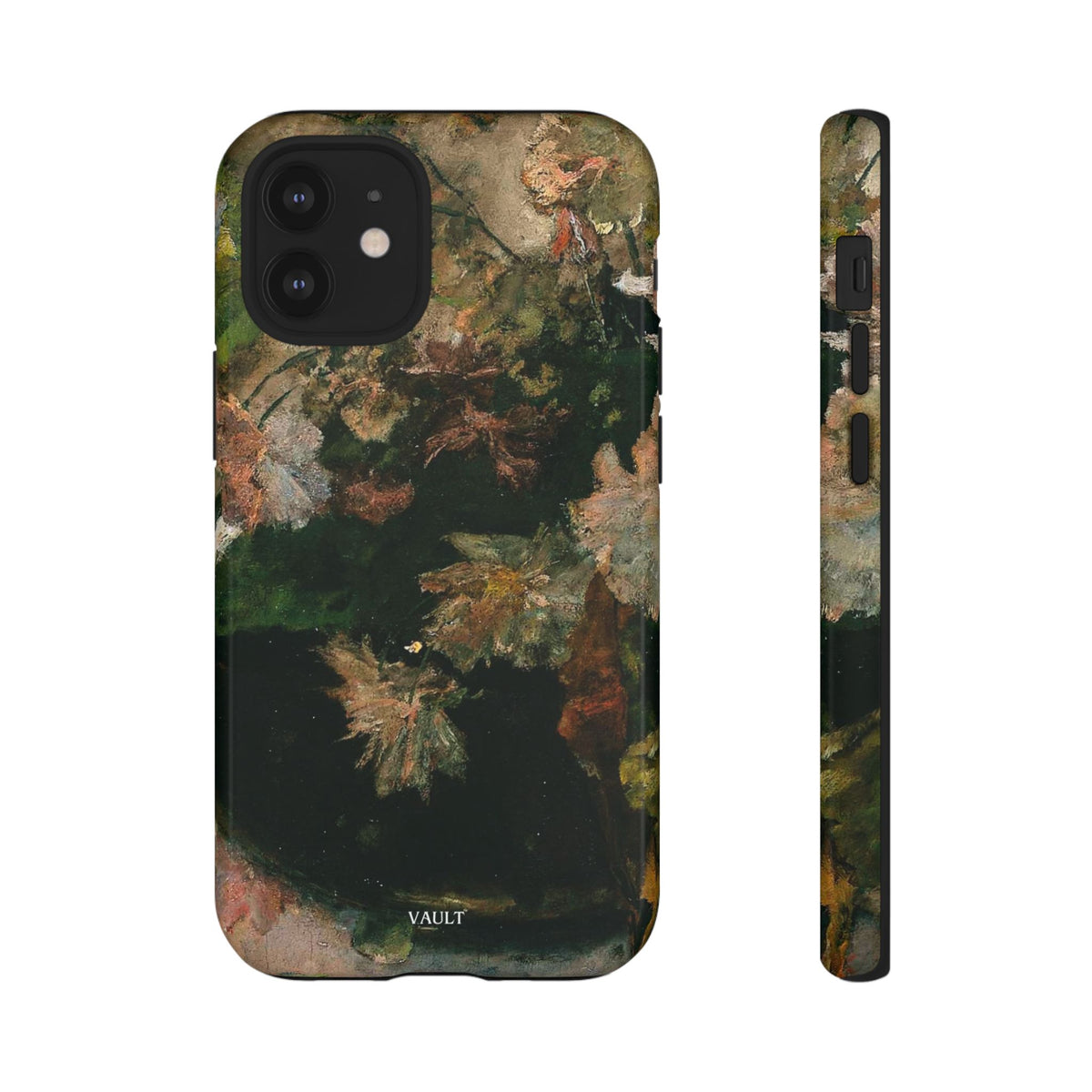 Floral Painterly Tough Phone Case — Vintage Autumn Leaves Phone Cover