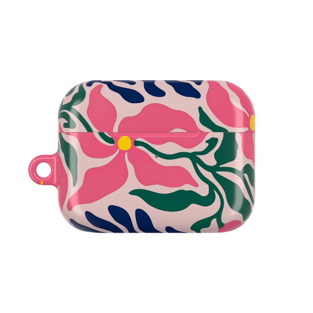 AirPod Case — Pink Floral Swirl Protective Cover