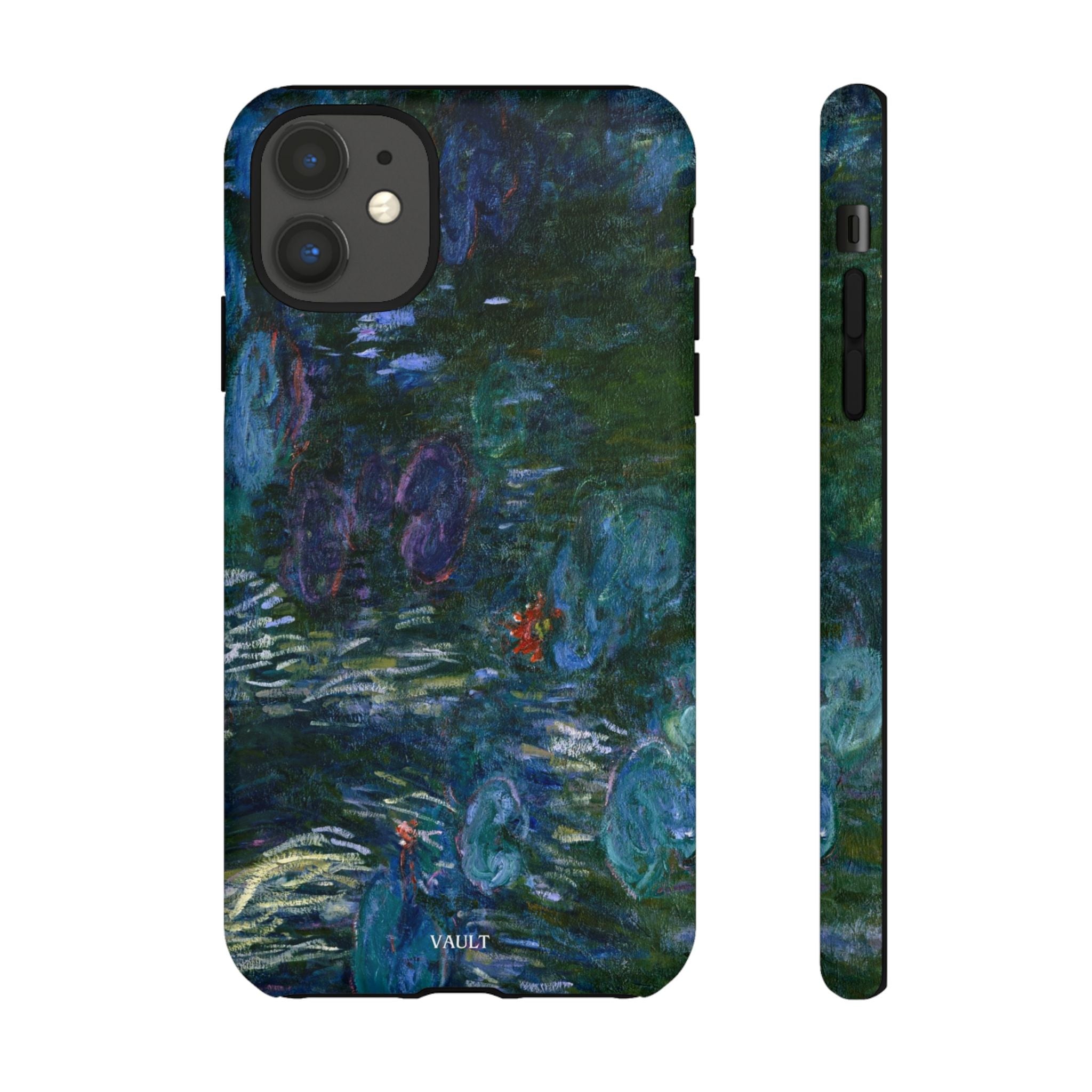 Water Lilies Tough Phone Case — Impressionist Art Protective Cover