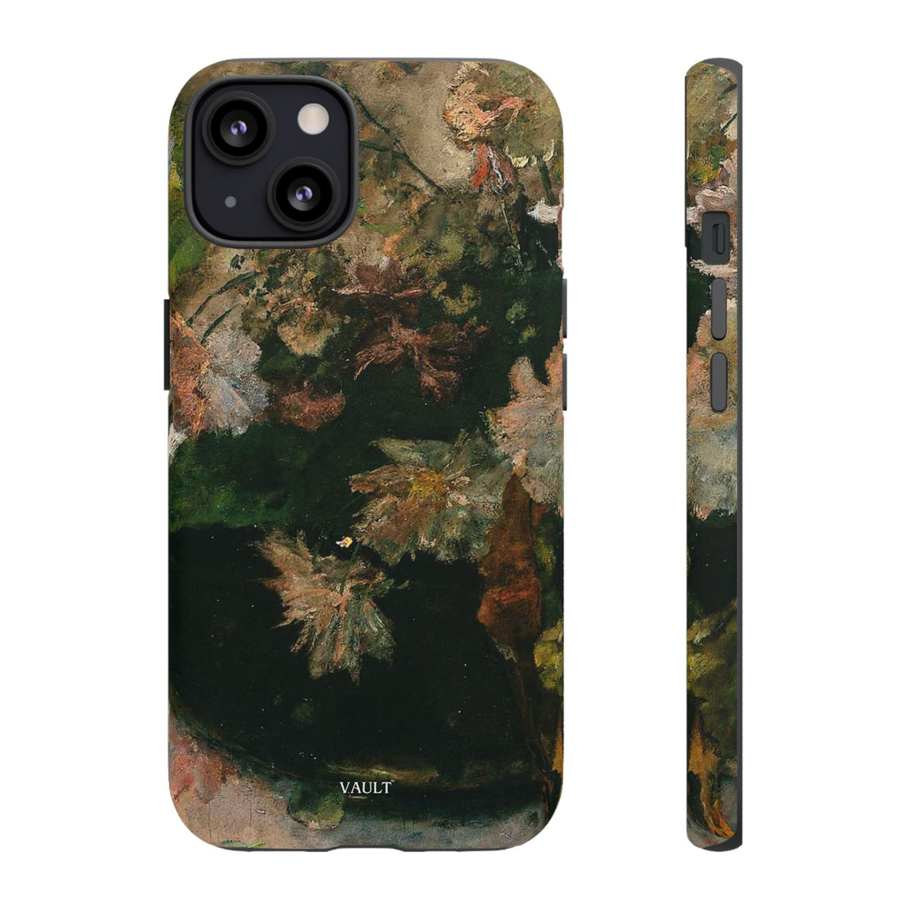 Floral Painterly Tough Phone Case — Vintage Autumn Leaves Phone Cover