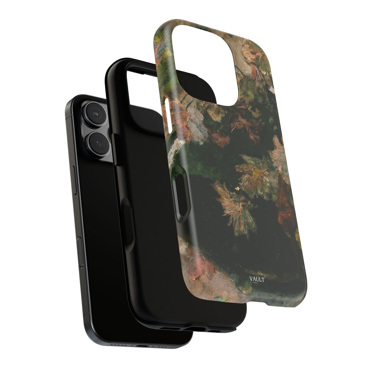 Floral Painterly Tough Phone Case — Vintage Autumn Leaves Phone Cover