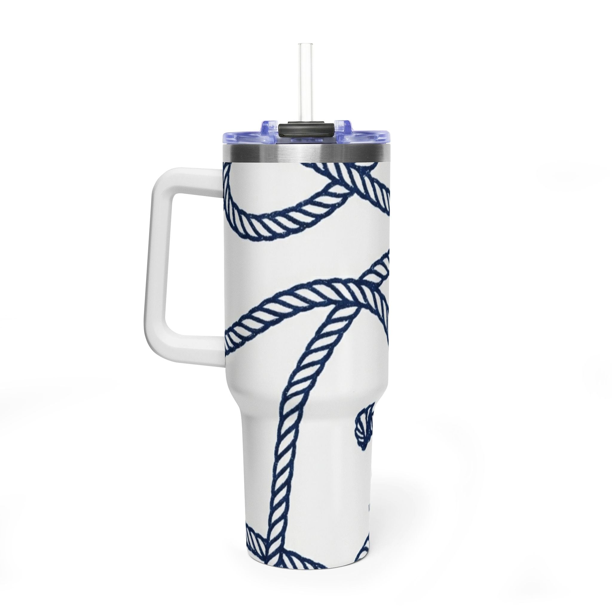 Nautical Rope 40oz Vacuum Tumbler