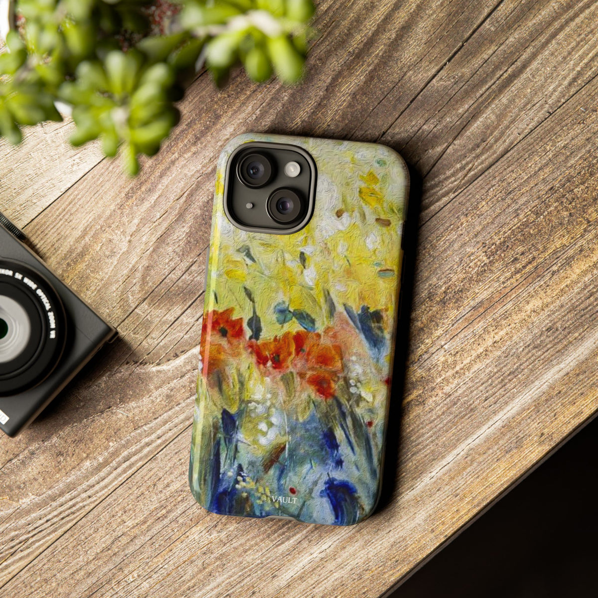 Floral Watercolor Phone Case — Yellow Garden Tough Cases