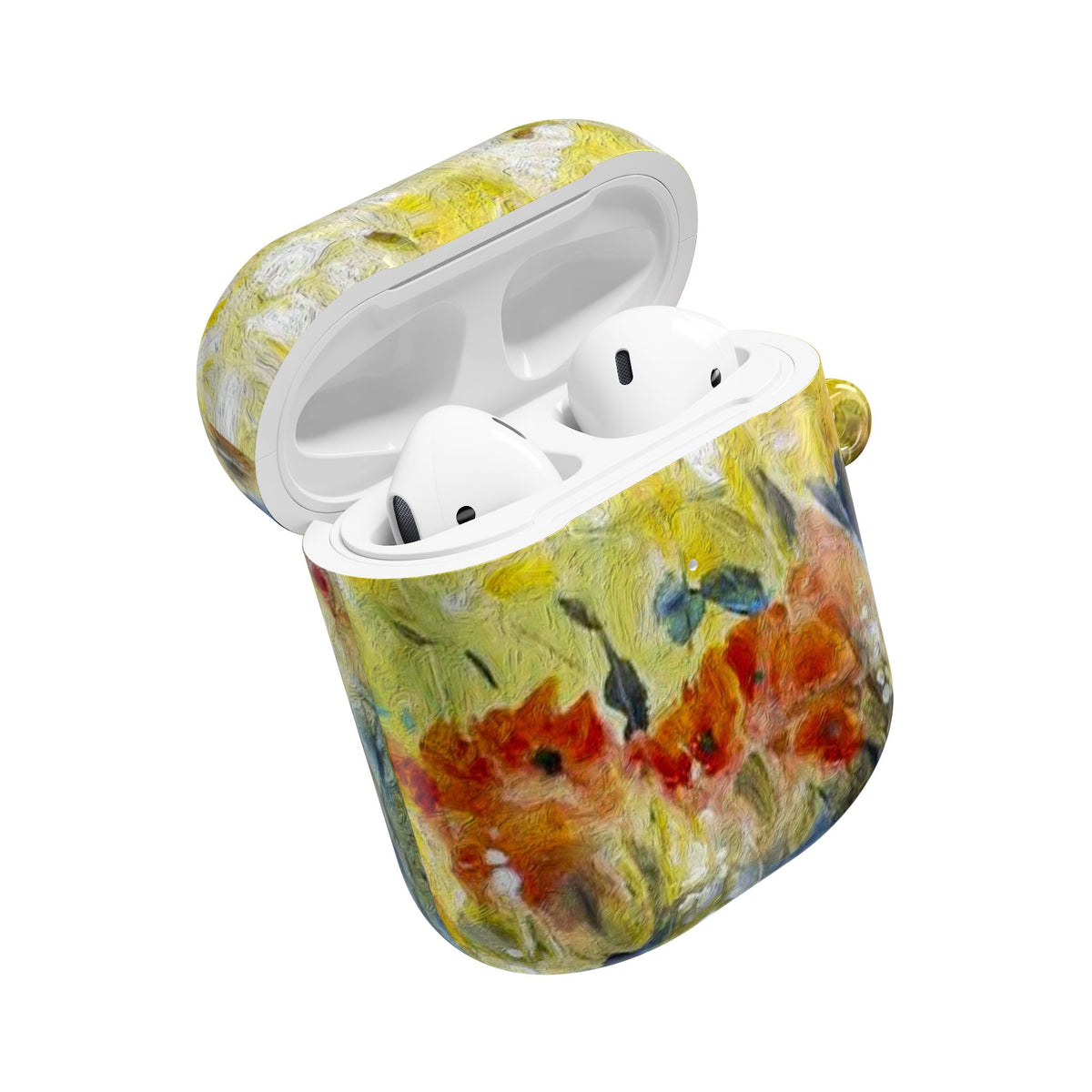 Floral Watercolor AirPod Case — Abstract Garden Protective Cover