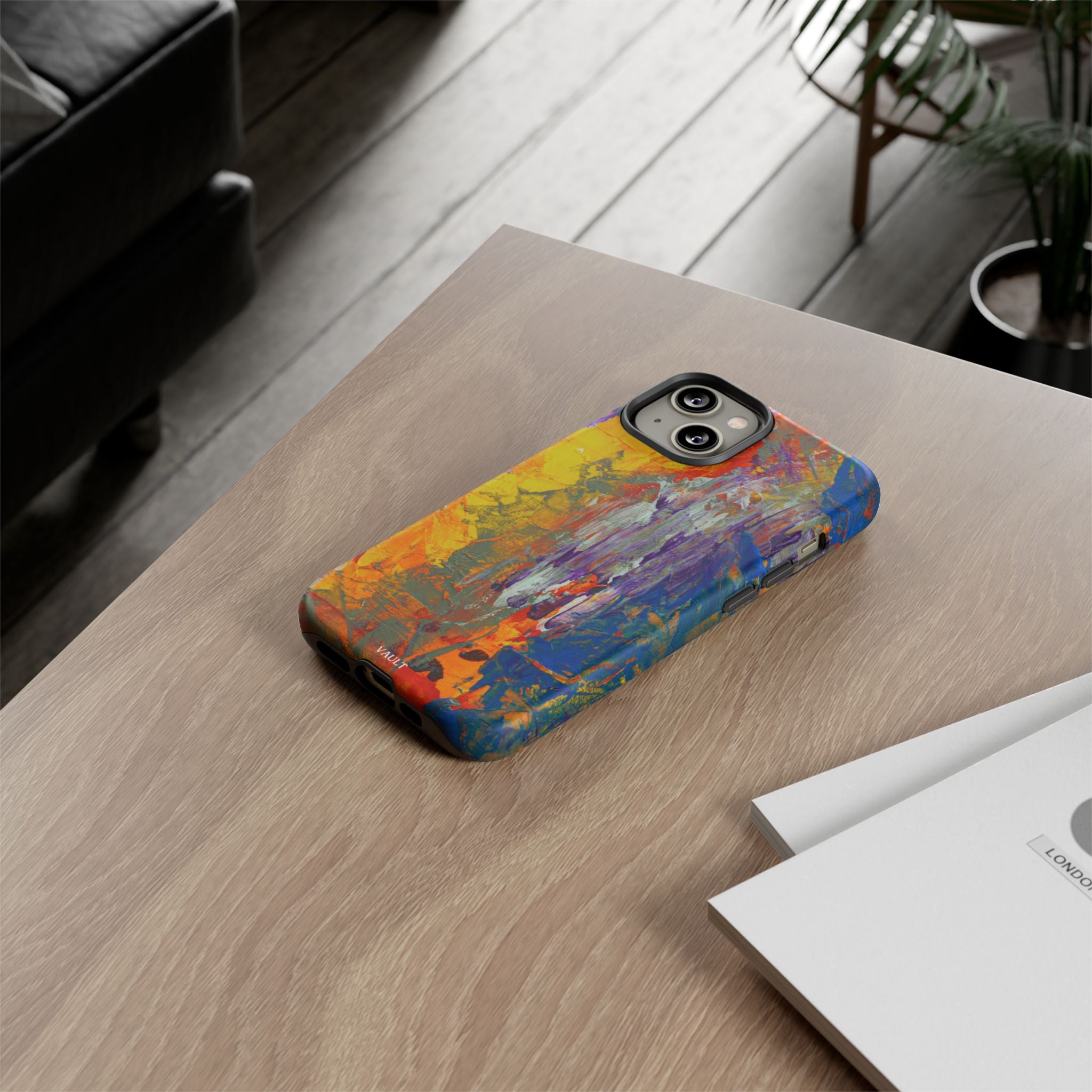 Abstract Color Splash Phone Case — Vibrant Artistic Protective Cover