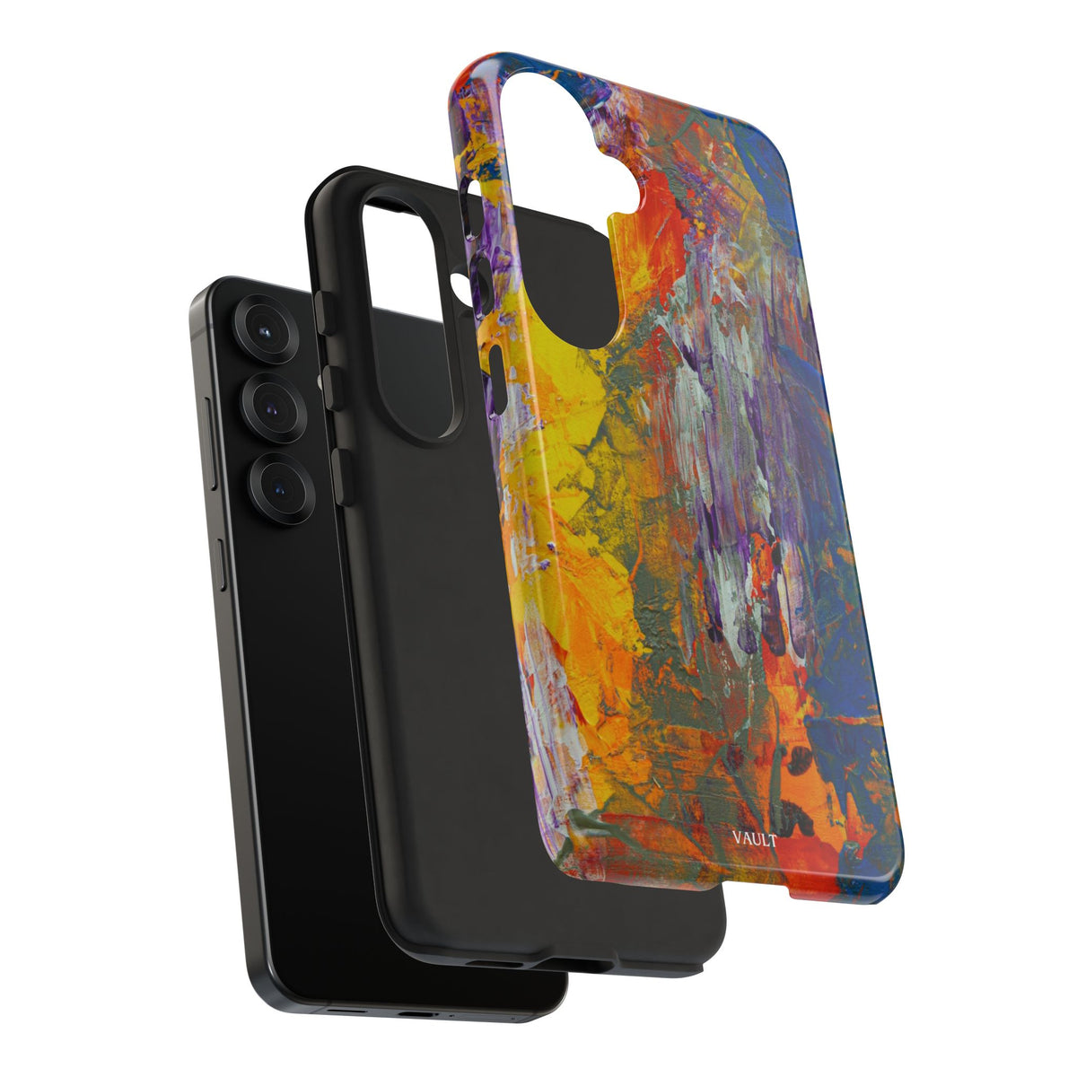 Abstract Color Splash Phone Case — Vibrant Artistic Protective Cover