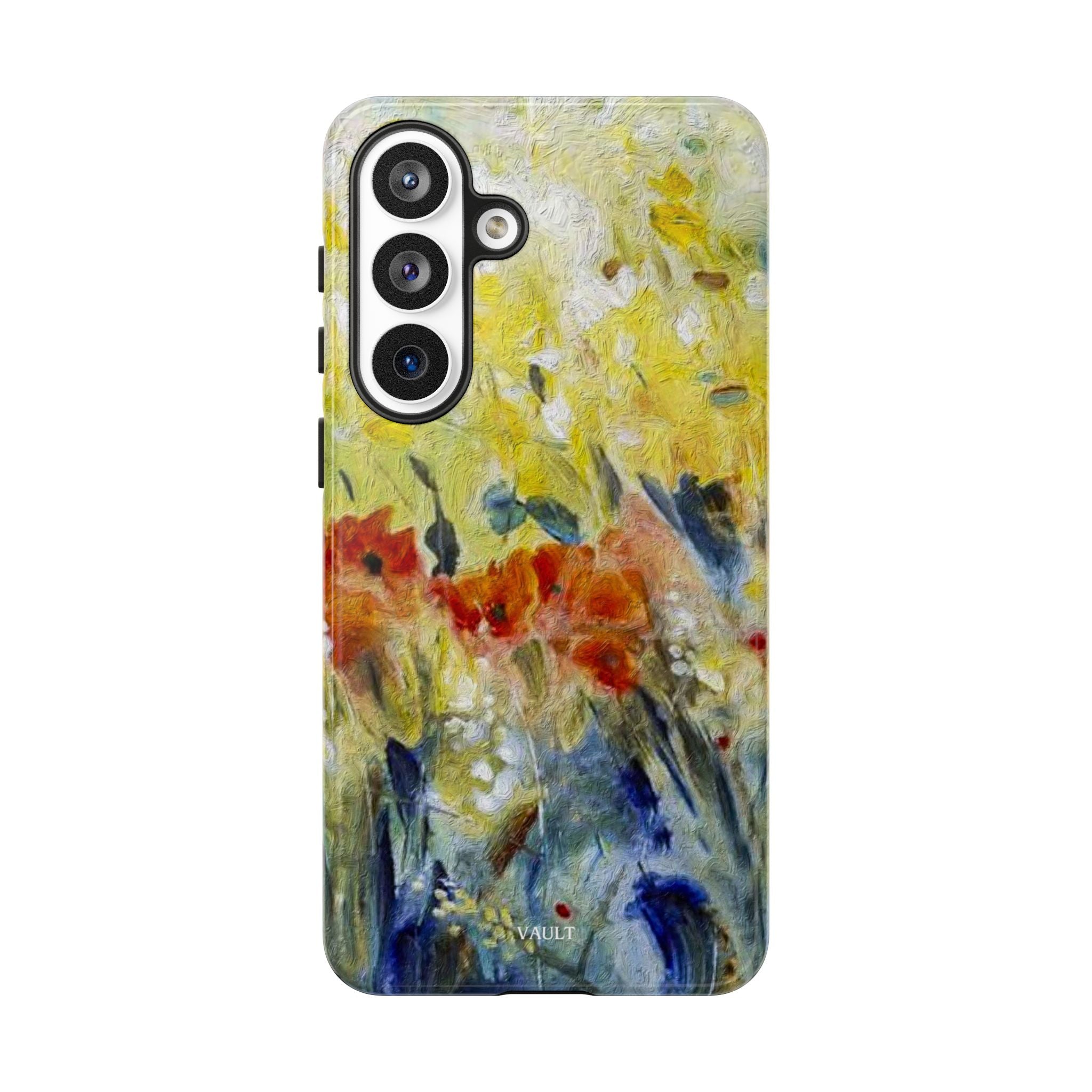 Floral Watercolor Phone Case — Yellow Garden Tough Cases