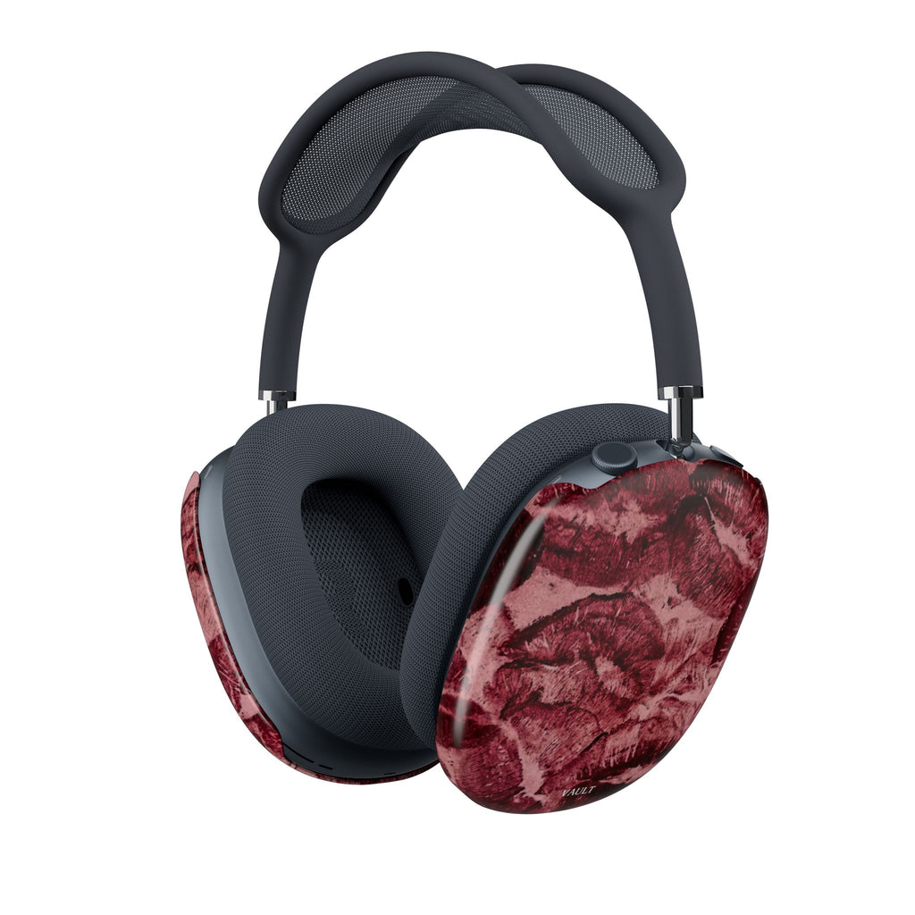 AirPods Max Case — Burgundy Kiss Print Protective Covers