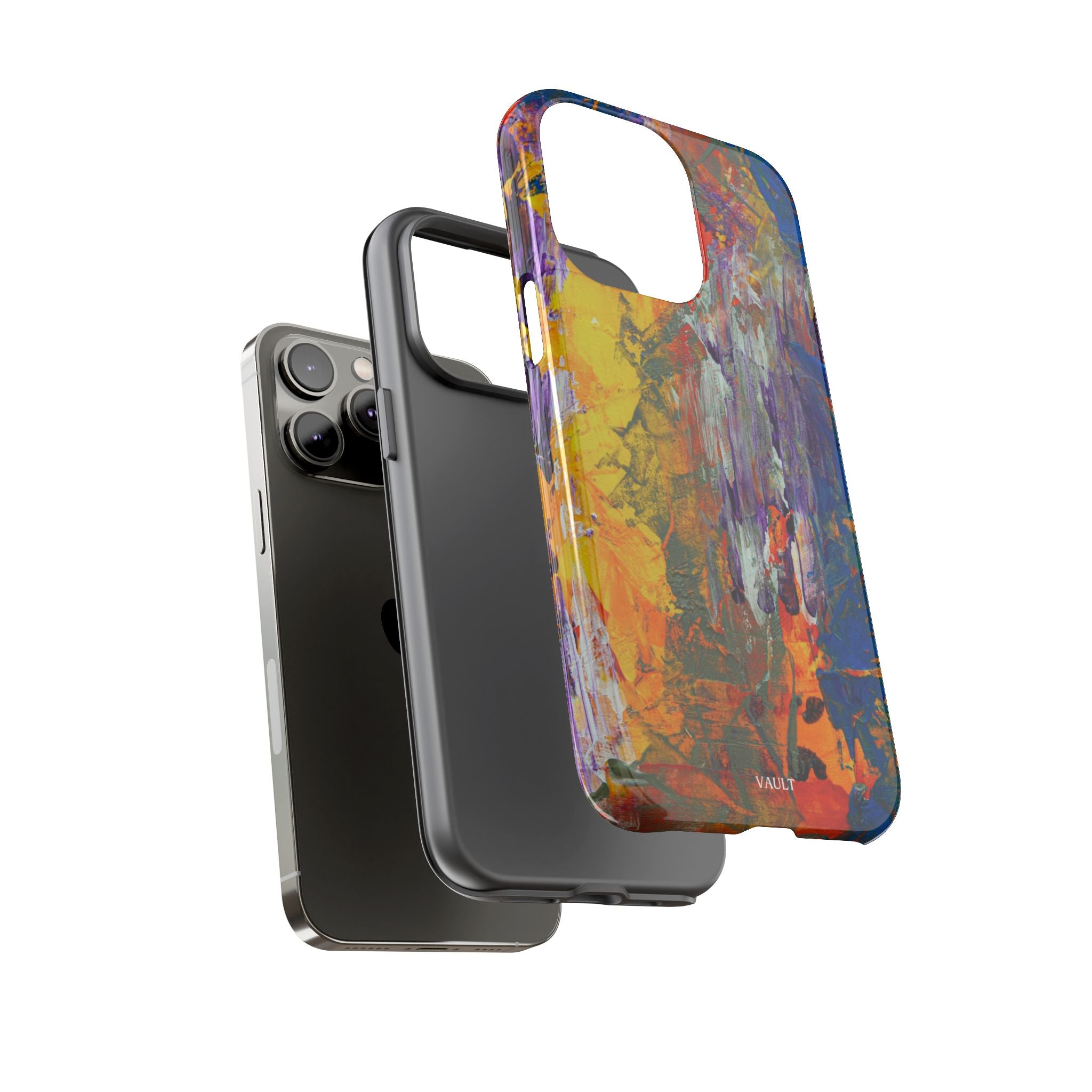 Abstract Color Splash Phone Case — Vibrant Artistic Protective Cover