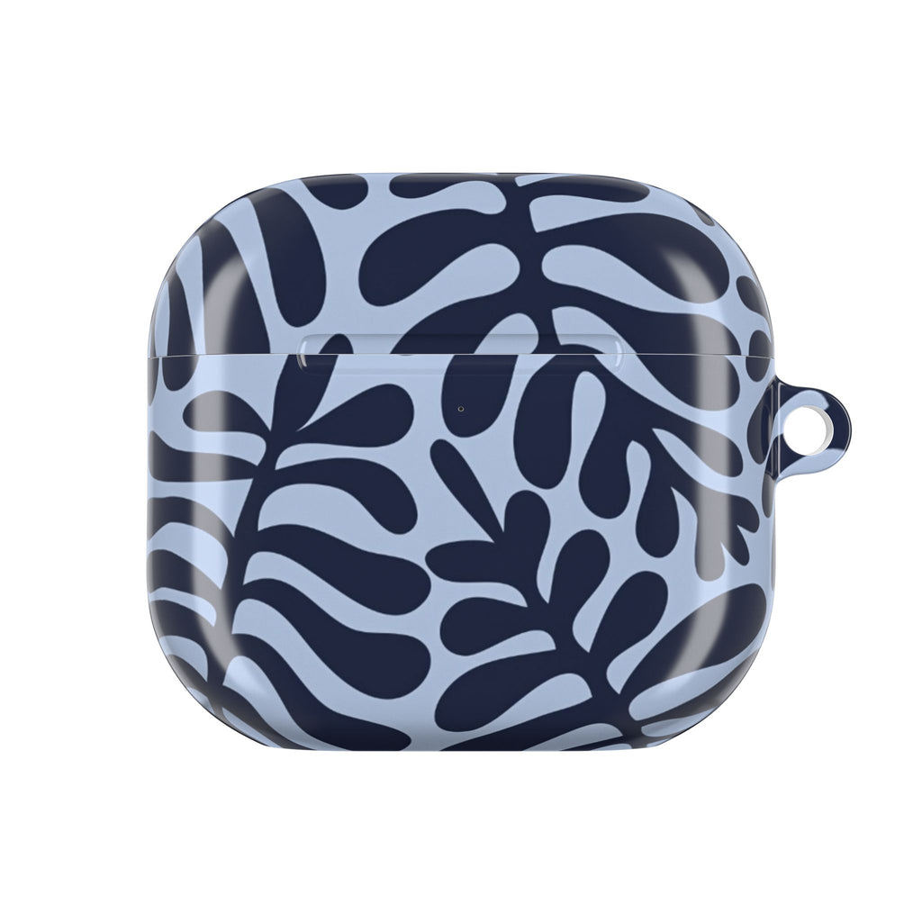 Blue Leaf AirPod Case - Botanical Protective Cover