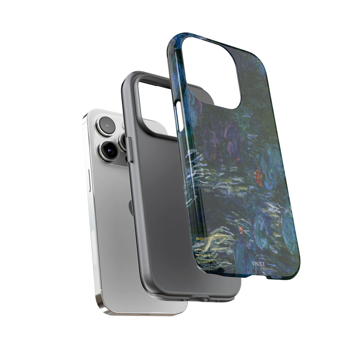 Water Lilies Tough Phone Case — Impressionist Art Protective Cover