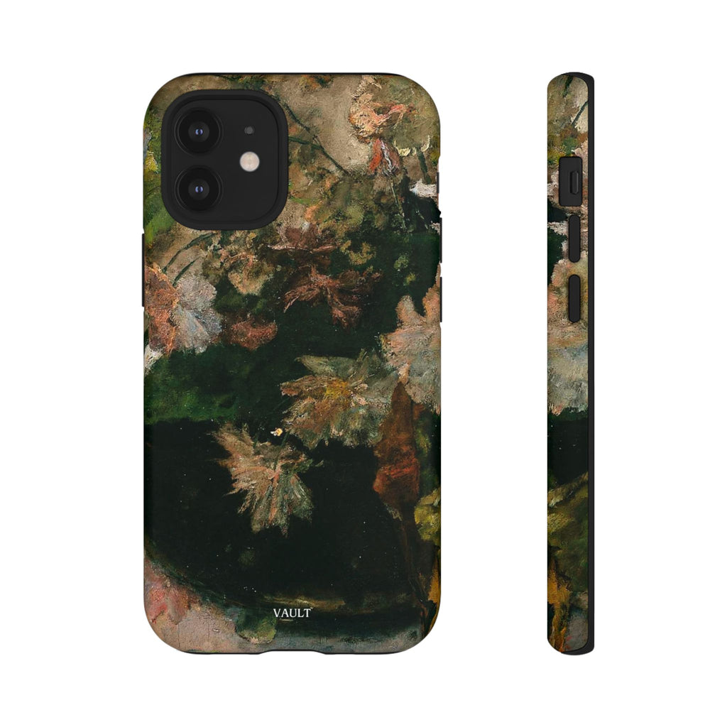 Floral Painterly Tough Phone Case — Vintage Autumn Leaves Phone Cover