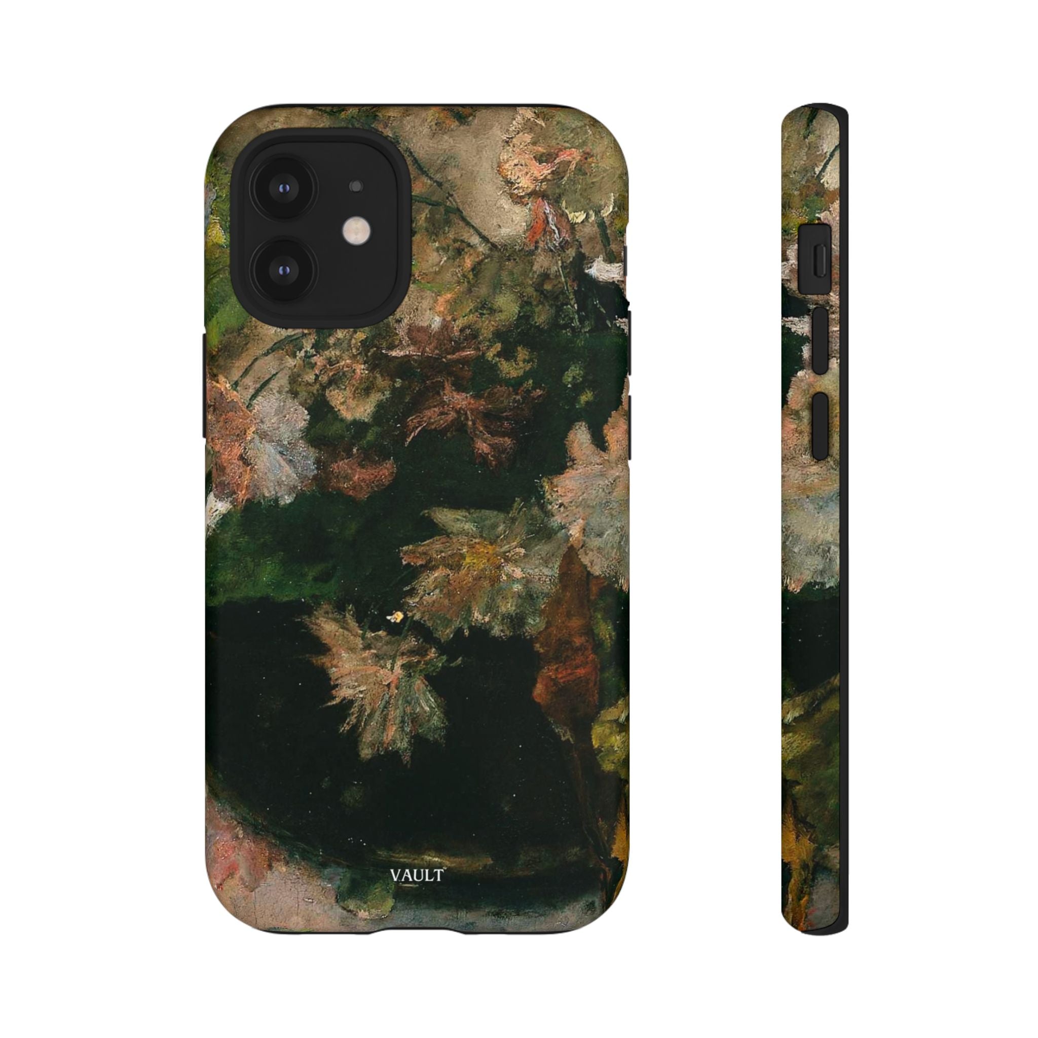 Floral Painterly Tough Phone Case — Vintage Autumn Leaves Phone Cover