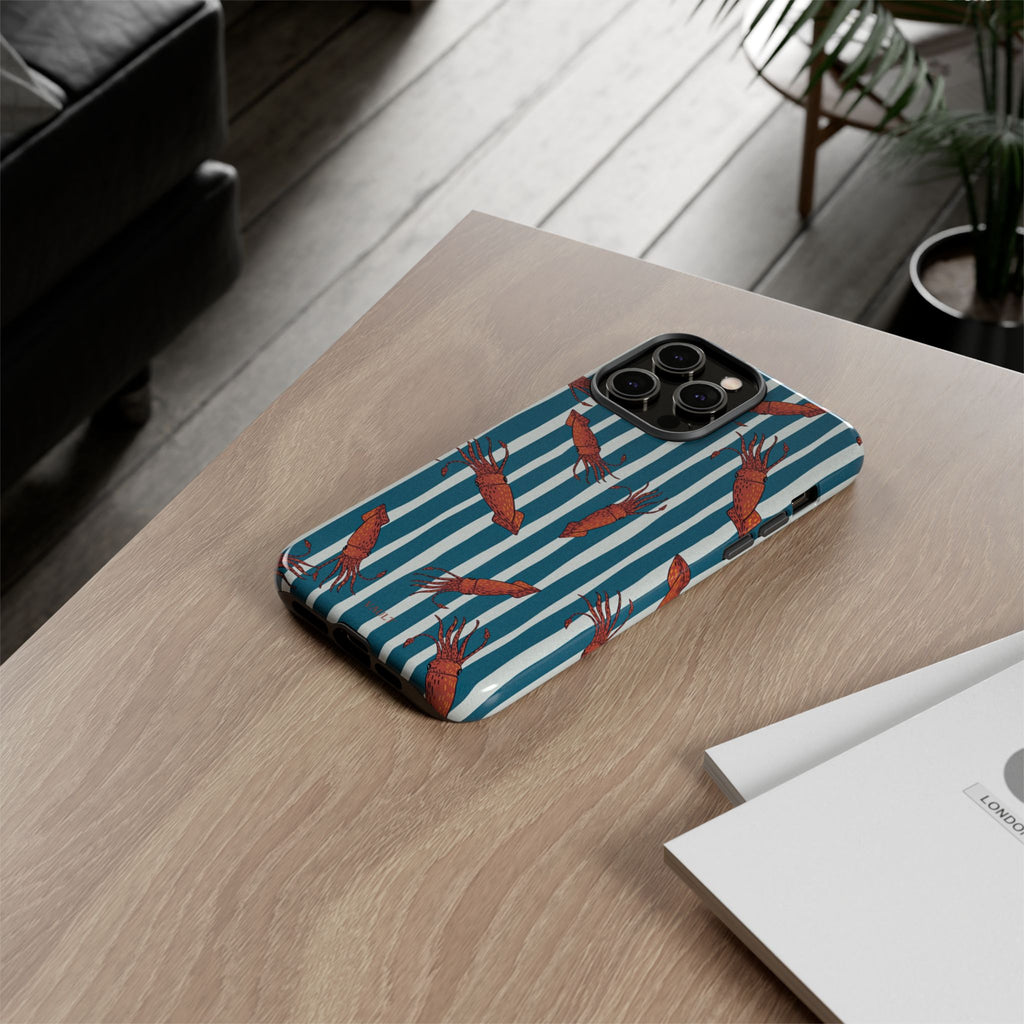 Shrimp Stripe Phone Case