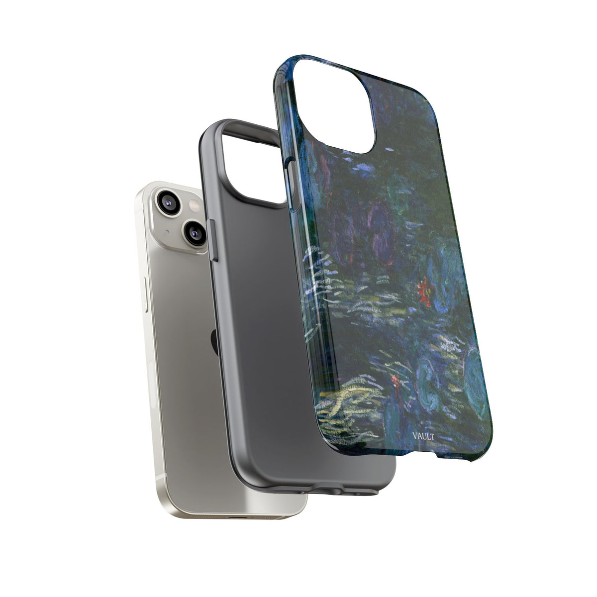 Water Lilies Tough Phone Case — Impressionist Art Protective Cover