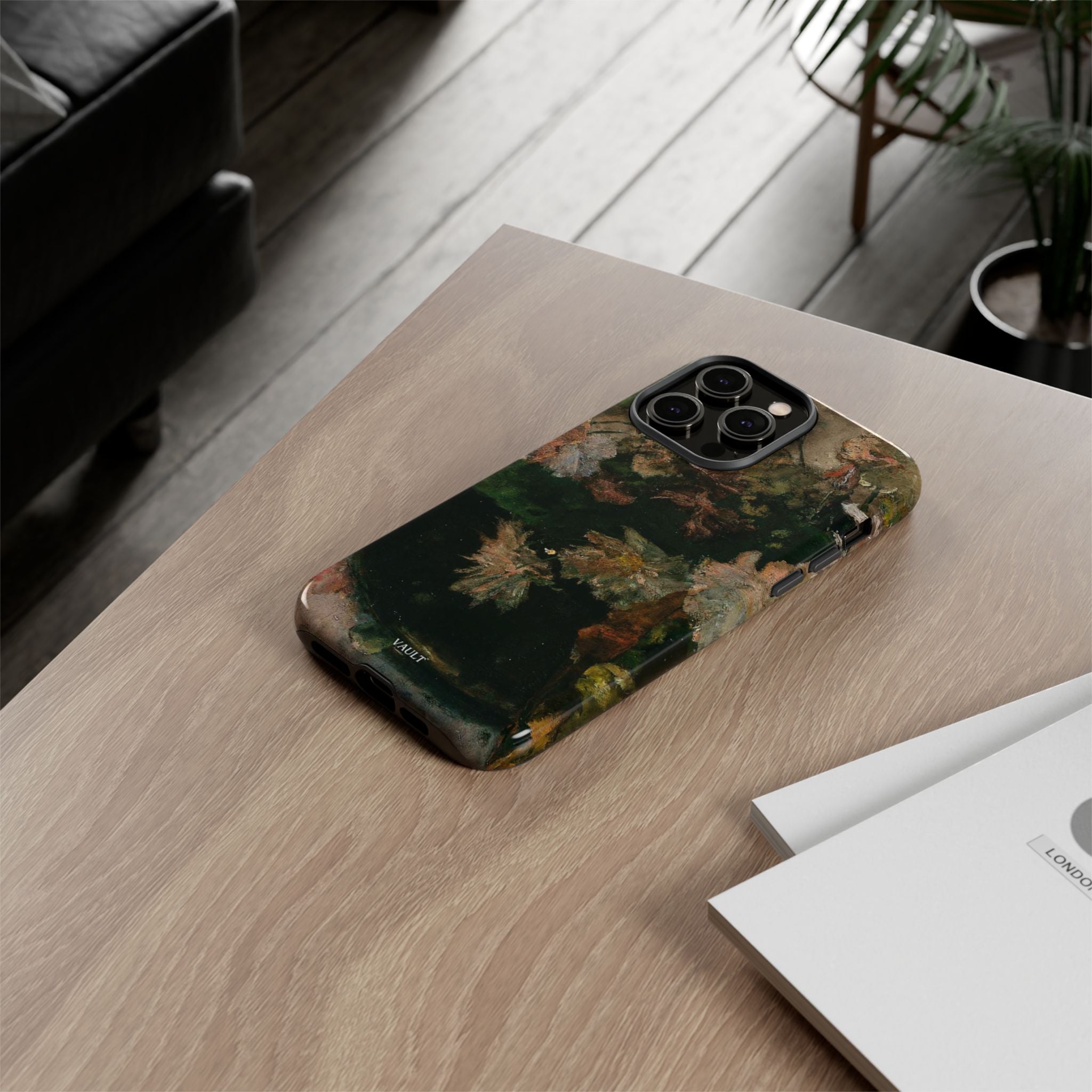 Floral Painterly Tough Phone Case — Vintage Autumn Leaves Phone Cover